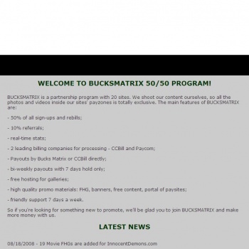 Bucks Matrix